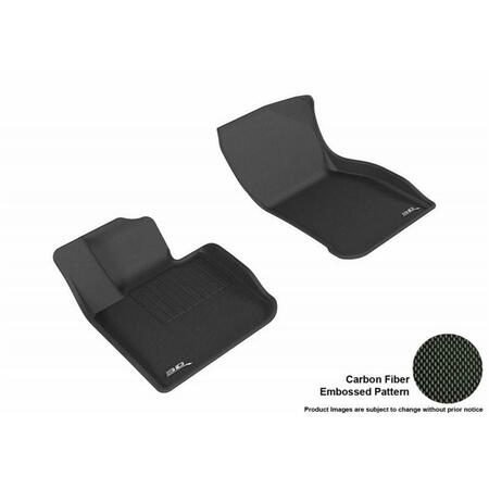 3D MAXPIDER Carbon Fiber Embossed Pattern Kagu Black 1st Row for 2014-2017 Mini Hardtop 4-Door L1MN01511509